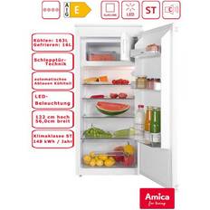 55cm Réfrigérateurs Amica Réfrigérateur 1 Porte FAB5182 178 Litres Blanc