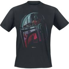 Star Wars Disney T-shirt The Mandalorian - Helmet - Sort