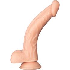 Willie city dildo Willie City Classic Realistisk Curved Dildo 20 cm Nude