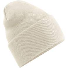 Brown Beanies Beechfield Original Deep Cuffed Beanie Light Beige One