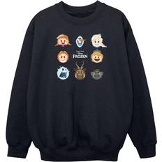 Disney Frozen Girls Head Sweatshirt Black/Grey