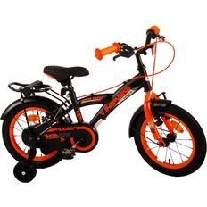 Orange Kinderfahrräder Volare Thombike Kinderfahrrad 14 Zoll Schwarz Orange