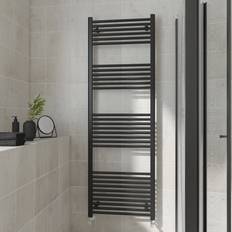 Heated Towel Rails WarmeHaus Straight, 1800x600mm Heated Black