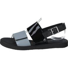 Angulus Scarpe Angulus Sandal With Plateau Sole - Greyblue/Black/Black Female