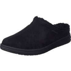 Skechers Men Shoes Skechers Men's 210378 BLK Black Microfiber Suede