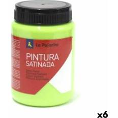 Green Water Colours Tempera La Pajarita Parrot L-37 Grøn Satin finish 35 ml 6 enheder