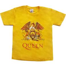 Yellow T-shirts Queen Classic Crest T-Shirt Yellow 9-10 Years