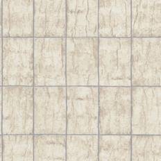 Wallpapers Erismann Paradisio Wood Block Pattern Wallpaper Square Faux Effect Bark Glitter 6304-02