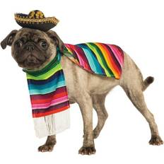 Bristol Novelty Mexican Dog Costume Set Multi