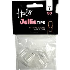 Tips Halo by Pure Nails Gel Nails Jellie Tips Medium Square Soft Tips Refill