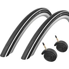 Schwalbe Lugano 700 25c Road Bike Tyres with Tubes