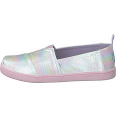 Espadrillas Toms Classic Iridescent Stripe White Unisex Zapatos Slip-On