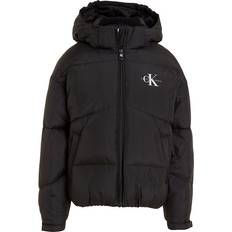 Klein tasche Calvin Klein Girl's Puffer Jacket - Black (IG0IG02056BEH)