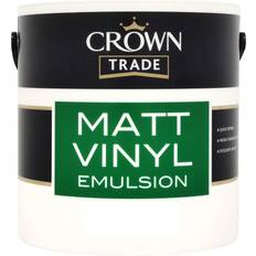 Crown Black Paint Crown Matt Vinyl 00E53 Ready Mixed Black 2.5L