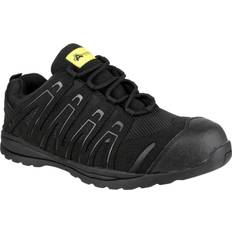 Svarte - Unisex Vernesko Amblers FS40C Non-Metal Safety Trainers Black