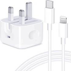 iPhone 20W Charger Apple MFi Certified USB C Plug Fast Charge and USB C to Lightning Cable 2M PD Power Adapter Compatible with iPhone 13 Pro Ma