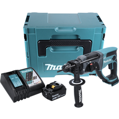 Makita dhr 202 rt1j akku kombihammer 18 v 2,0 j sds plus 1x akku 5 ah lader