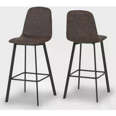 Bar Stools SECONIQUE Quebec Of In Bar Stool 2pcs