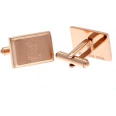 Brown - Men Cufflinks Score Draw Liverpool FC Rose Gold Plated Cufflinks Multicoloured