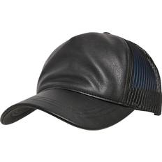 Herre - Skinn Capser Flexfit By Yupoong Mens Trucker Cap Black