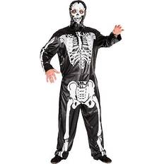 Dressforfun Mens Skeleton Costume Black