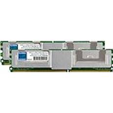 Global Memory 8GB 2 x 4GB DDR2 800MHz PC2-6400 240-PIN ECC FULLY BUFFERED DIMM FBDIMM MINNE RAM KIT FÖR SERVERAR/ARBETSSTATIONER/MOTORBOARDS 4 RANK KIT