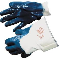 Gants Jetables Worky Gants de protection 1452 Coton avec revêtement caoutchouc nitrile EN 388 RISQUES MECANIQUES 4221 Taille