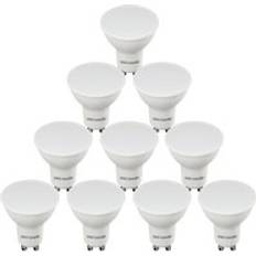 Light Bulbs Paul Russells 45W LED 7W GU10 Warm White Bulb White 10