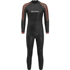 Orca Zeal Thermal Mens Open Water Wetsuit 2023 Black/Orange-10