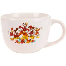 Silver Buffalo Mickey & Minnie Thankful for Friends Mug