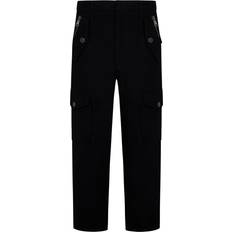 Balmain Trousers Balmain Black Paneled Trousers 0PA NOIR IT