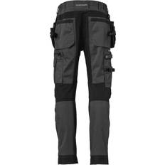 Worksafe Hantverksbyxa Stretch Pant Grå/Svart