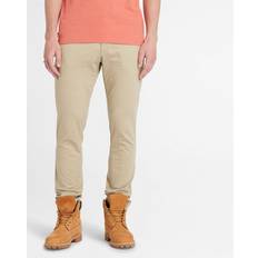 Timberland Stretch Twill Chino Trousers For Men In Beige Beige, x