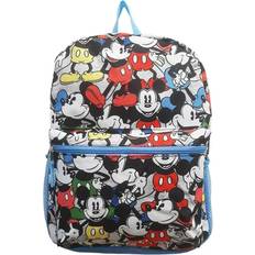 School Bags Mickey Mouse Gray All-Over Print 16 Large Backpack