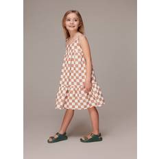 Linen Children's Clothing Whistles Kids Avery Checkerboard Sundress Multicolour