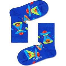 Noir Chaussettes Happy Socks Kids' Funky UFO Sock - Blue/White/Black/Light Yellow