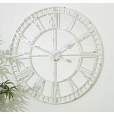 Interior Details Melody Maison Large White Skeleton Wall Clock