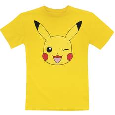Pokémon T-shirt av Barn Pikachu Face gul