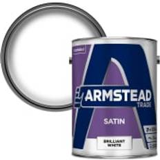 Armstead Trade Satin Finish Wood Paint White 5L