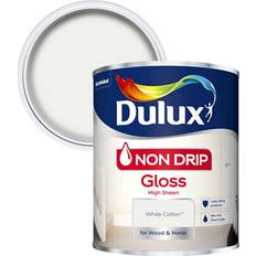 Dulux Non Drip Gloss 750Ml Metal Paint, Wood Paint White 0.75L