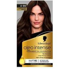 Black Permanent Hair Dyes Schwarzkopf Oleo Intense Permanent Oil Colour 4-86 Chocolate Dye