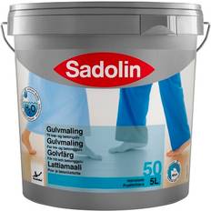 Målarfärg Sadolin gulvmaling medium base Hvid 5L