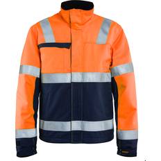 EN 471 Work Jackets Blåkläder Multinorm Winterjacke High Vis, hi-vis gelb marine