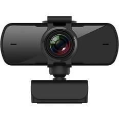 Webcams CHRONUS BOUTIQUE Chronus Webcam Full HD Web Camera Autofocus Camera with Microphone Web Cam for Desktop PC Webcamerablack