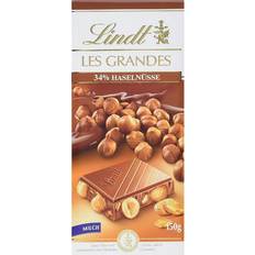 Fødevarer Lindt Schokolade Les Grandes Haselnuss Milch 150g