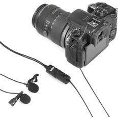 Boya BY-M1DM Dual Lavalier Microphones Omnidirectional Condenser Microphones