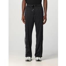 Versace Bukser Versace Bomuld Track Pants Til Mænd - Sort