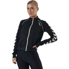 Hummel Herre Ytterklær Hummel Ziba Short Zip Jacket Black, Female, Tøj, Skjorter, Fodbold, Sort