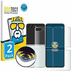 Brotect Full-Cover Displayschutz 2 Stück, Galaxy Z Flip 5 Smartphone Schutzfolie