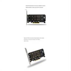 Controller Cards Tlily PCI-E X8 Double Disk M KEY X8